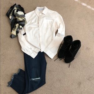 White button classic shirt